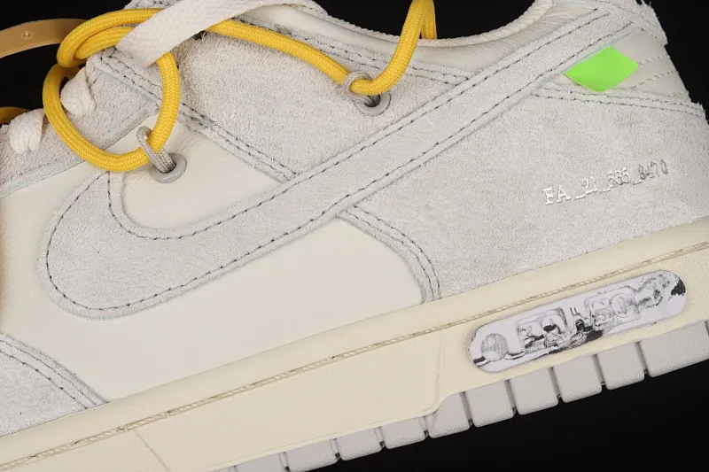 All categories Nk SB Dunk Series Nk SB Dunk Low low-top sneakers J version OF x Nk Dunk Low "12 of 50" OW suede SB smashed backboard fashion casual sneakers DJ0950-109